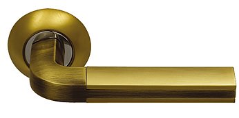 картинка Ручка Archie Sillur 96 SG/BR матовое золото/ бронза магазин Dveris являющийся официальным дистрибьютором в России 