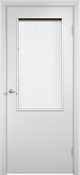 картинка Дверь Гост РФ, крашенная, остекленная ст-56, белая магазин Dveris являющийся официальным дистрибьютором в России 
