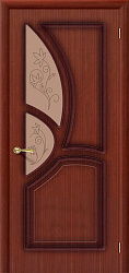 Дверь Шпонированная Греция ПО бронзовое художественное, макоре
