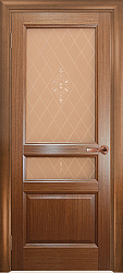 картинка Ульяновские двери Готика ДО, Орех магазин Dveris являющийся официальным дистрибьютором в России 