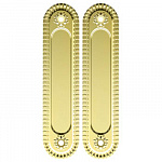 картинка Ручка для раздвижных дверей Armadillo SH010/CL GOLD-24 Золото 24К магазин Dveris являющийся официальным дистрибьютором в России 