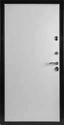 Входная металлическая дверь Верона, Антик темное серебро U-2 / Софт милк