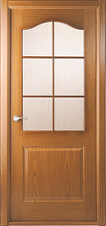 картинка Белорусские двери Капричеза, ДО с деревянной раскладкой, дуб магазин Dveris являющийся официальным дистрибьютором в России 