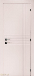 картинка Дверь Геона Modern Avanti -6 ПГ с притвором, Эмаль розовый жемчуг магазин Dveris являющийся официальным дистрибьютором в России 
