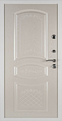 Входная металлическая дверь Дрезден, Антик темное серебро U-2 / Квазар перламутр
