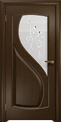 картинка Ульяновские двери, Диона, венге, ДО белое Лилия магазин Dveris являющийся официальным дистрибьютором в России 