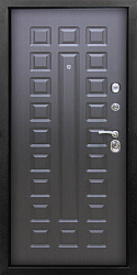 картинка Входная дверь Гладиатор 3К венге/ венге магазин Dveris являющийся официальным дистрибьютором в России 