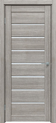 картинка Межкомнатная дверь экошпон L8 satinato, лиственница серая магазин Dveris являющийся официальным дистрибьютором в России 