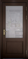 Новосибирские двери Versales 40004, экошпон, дуб французский
