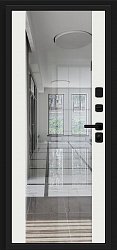 картинка Дверь Титан Мск - Лайнер-3, Black Carbon/Off-white магазин Dveris являющийся официальным дистрибьютором в России 
