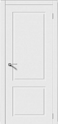 картинка Межкомнатная дверь Нью-Йорк ДГ, эмаль белая магазин Dveris являющийся официальным дистрибьютором в России 