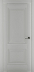картинка Межкомнатная дверь Венеция В2 ДГ, Экошпон, матовый серый магазин Dveris являющийся официальным дистрибьютором в России 