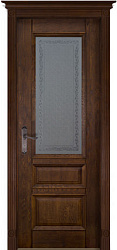 Белорусские двери, Аристократ 2 ПВДО, античный орех, массив DSW