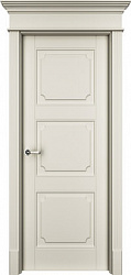 картинка Дверь межкомнатная, Риан-33 ДГ, Эмаль Кремово-белый RAL 9001 магазин Dveris являющийся официальным дистрибьютором в России 