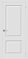 картинка Дверь Скинни ПВХ-12 ПГ, белый магазин Dveris являющийся официальным дистрибьютором в России 
