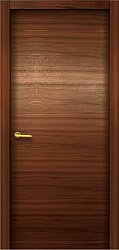 картинка Дверь межкомнатная, Модель 1001К, Орех американский магазин Dveris являющийся официальным дистрибьютором в России 