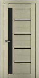 картинка Межкомнатная дверь SP66 ДО Сатинато, экошпон, светлый лён магазин Dveris являющийся официальным дистрибьютором в России 