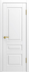 картинка Ульяновские двери Люксор L-4 ДГ, Белая эмаль магазин Dveris являющийся официальным дистрибьютором в России 