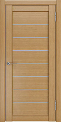 картинка Ульяновские двери ЛУ-7 Белый триплекс, экошпон, орех магазин Dveris являющийся официальным дистрибьютором в России 