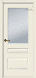 Белорусские двери Роялти, мателюкс 39, эмаль, белый жемчуг