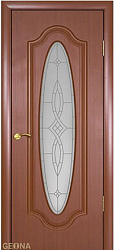 картинка Дверь Геона Греция, ДО, Вишня магазин Dveris являющийся официальным дистрибьютором в России 
