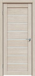 картинка Межкомнатная дверь экошпон L8 satinato, лиственница кремовая магазин Dveris являющийся официальным дистрибьютором в России 