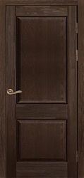 картинка Дверь Ока, Элегия ДГ, Античный орех, массив ольхи магазин Dveris являющийся официальным дистрибьютором в России 