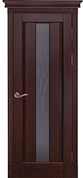картинка Дверь Ока, Версаль ДО, махагон, массив ольхи магазин Dveris являющийся официальным дистрибьютором в России 