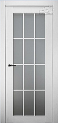 картинка Белорусские двери Анси ДО Мателюкс белый, Дуб бранта магазин Dveris являющийся официальным дистрибьютором в России 