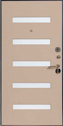 картинка Входная дверь с терморазрывом Термо Сибирь 3К, Антик медный / Алмон 25 (Беленый дуб) магазин Dveris являющийся официальным дистрибьютором в России 