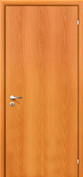 картинка Дверь гладкая РФ без четверти, ламинированная, гладкая, миланский орех магазин Dveris являющийся официальным дистрибьютором в России 