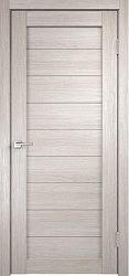 картинка Дверь межкомнатная, Х-1 ДГ, Экошпон, белая лиственница магазин Dveris являющийся официальным дистрибьютором в России 