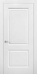 картинка Дверь межкомнатная классическая, Роял 2, глухая, эмаль белая магазин Dveris являющийся официальным дистрибьютором в России 