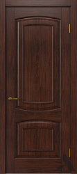 картинка Дверь из массива бука Альверо, Елена ДГ, Орех магазин Dveris являющийся официальным дистрибьютором в России 
