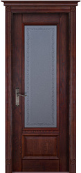 Белорусские двери, Аристократ 4 ПВДО, махагон, массив DSW
