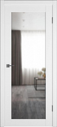картинка Межкомнатная дверь VFD Emalex 32 ДО Reflex, Айс белый магазин Dveris являющийся официальным дистрибьютором в России 