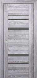 картинка Раменские двери, PSK-2 ПО Lacobel серый, Ривьера грей магазин Dveris являющийся официальным дистрибьютором в России 