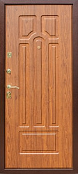 картинка Входная дверь Цезарь 5А, медный антик / береза магазин Dveris являющийся официальным дистрибьютором в России 
