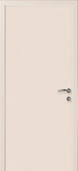 Противопожарная дверь ПВХ EI30, цвет кремовый RAL 9001