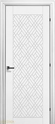 картинка Дверь Геона Modern Avanti -1 ПГ с притвором, Эмаль белая магазин Dveris являющийся официальным дистрибьютором в России 