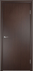 картинка Дверь межкомнатная ДПГ гладкая, венге магазин Dveris являющийся официальным дистрибьютором в России 