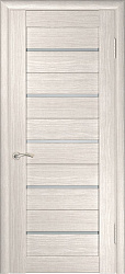 картинка Ульяновские двери ЛУ-22 Белый триплекс, экошпон, капучино магазин Dveris являющийся официальным дистрибьютором в России 