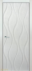 картинка Дверь Геона Modern Avanti -7 ПГ, ПВХ-шпон, Холст платина магазин Dveris являющийся официальным дистрибьютором в России 