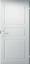 картинка Финская дверь филёнчатая Каспиан, окрашенная, с четвертью, белая магазин Dveris являющийся официальным дистрибьютором в России 