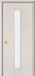 картинка Дверь Гост ДО L2 РФ без четверти, ламинированная, беленый дуб магазин Dveris являющийся официальным дистрибьютором в России 