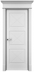 картинка Дверь межкомнатная, Прима-33 ДГ, Белая эмаль магазин Dveris являющийся официальным дистрибьютором в России 