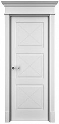 Дверь межкомнатная, Прима-33 ДГ, Белая эмаль