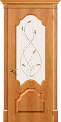 Дверь Скинни ПВХ-33 ПО фьюзинг, Миланский орех
