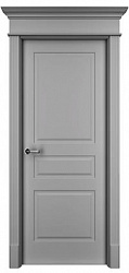 картинка Дверь межкомнатная, Прима-3 ДГ, Серая эмаль магазин Dveris являющийся официальным дистрибьютором в России 