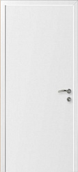 картинка Влагостойкая композитная пластиковая противопожарная дверь EI-30, цвет белый магазин Dveris являющийся официальным дистрибьютором в России 